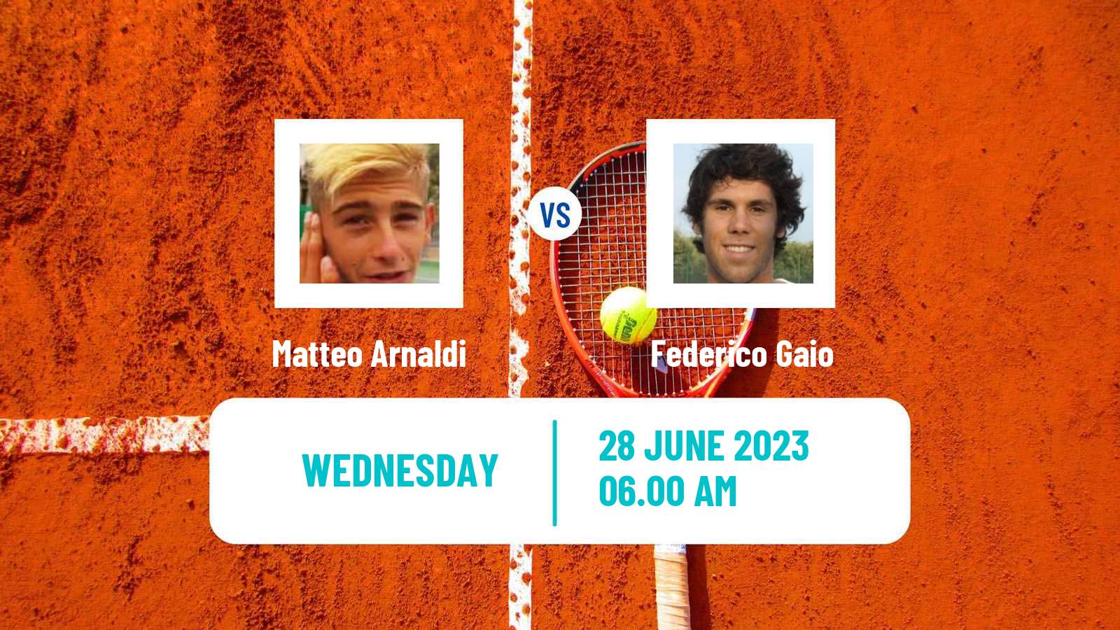 Tennis ATP Wimbledon Matteo Arnaldi - Federico Gaio