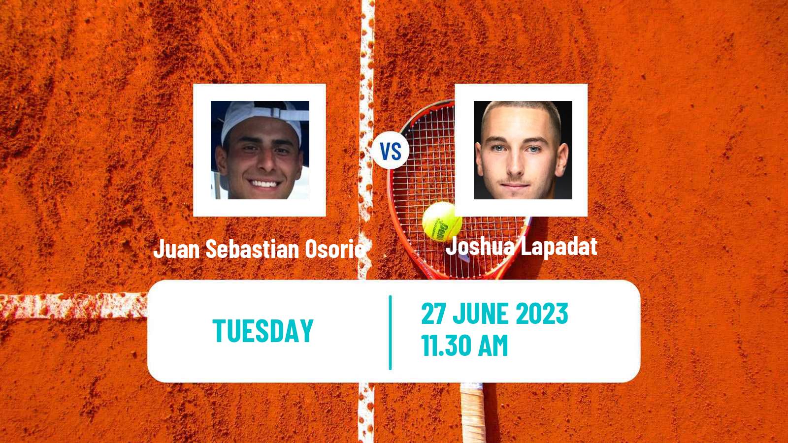 Tennis ITF M25 Santo Domingo 3 Men Juan Sebastian Osorio - Joshua Lapadat