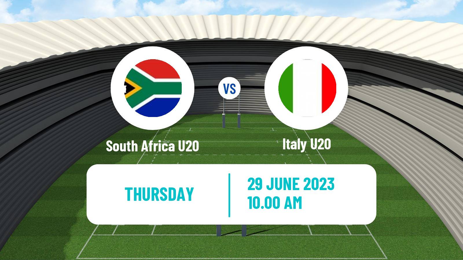 Rugby union World Championship U20 Rugby Union South Africa U20 - Italy U20