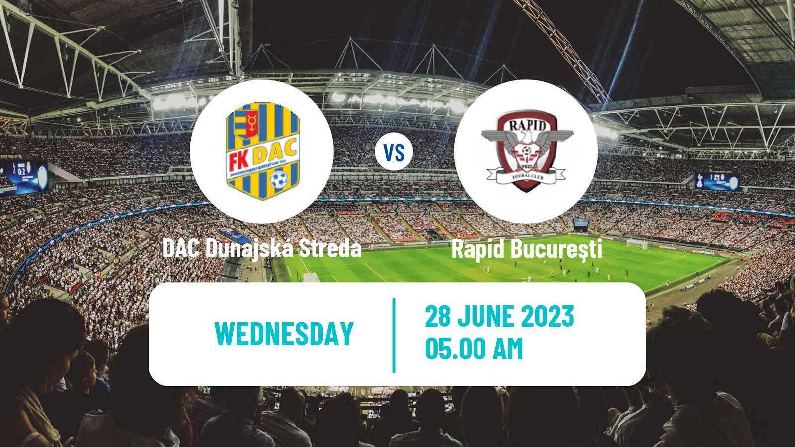Soccer Club Friendly DAC Dunajská Streda - Rapid Bucureşti
