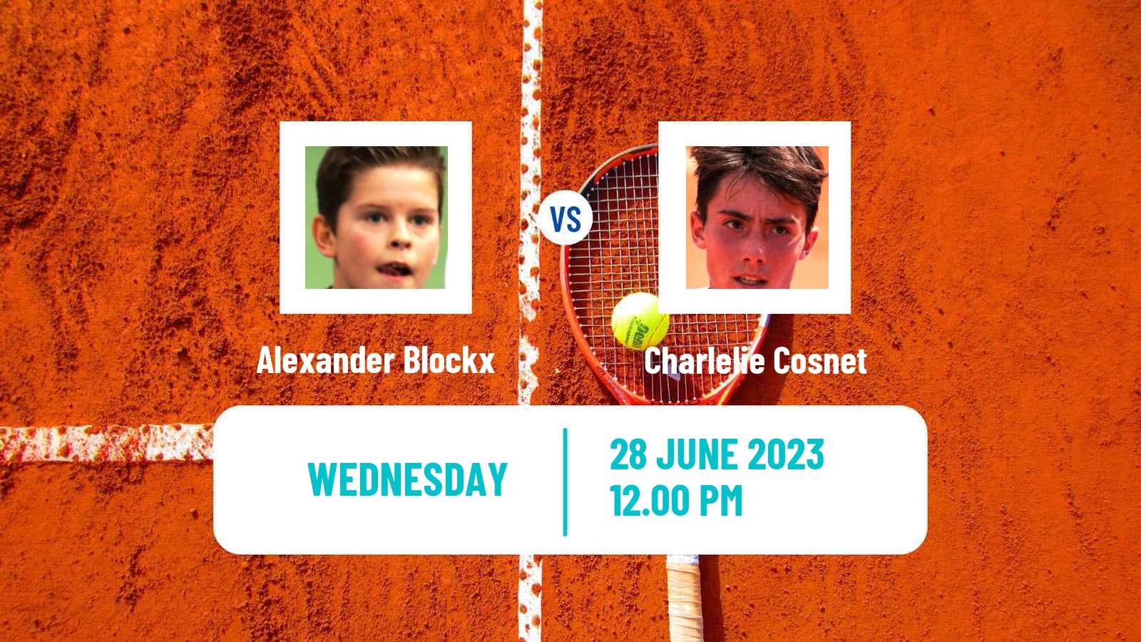 Tennis ITF M25 Arlon Men Alexander Blockx - Charlelie Cosnet