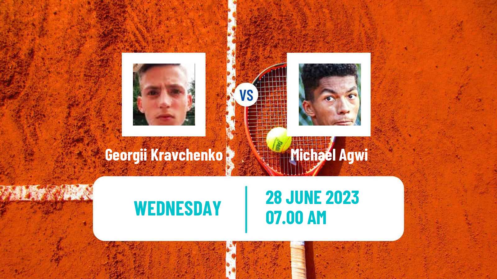 Tennis ITF M15 Wroclaw Men Georgii Kravchenko - Michael Agwi