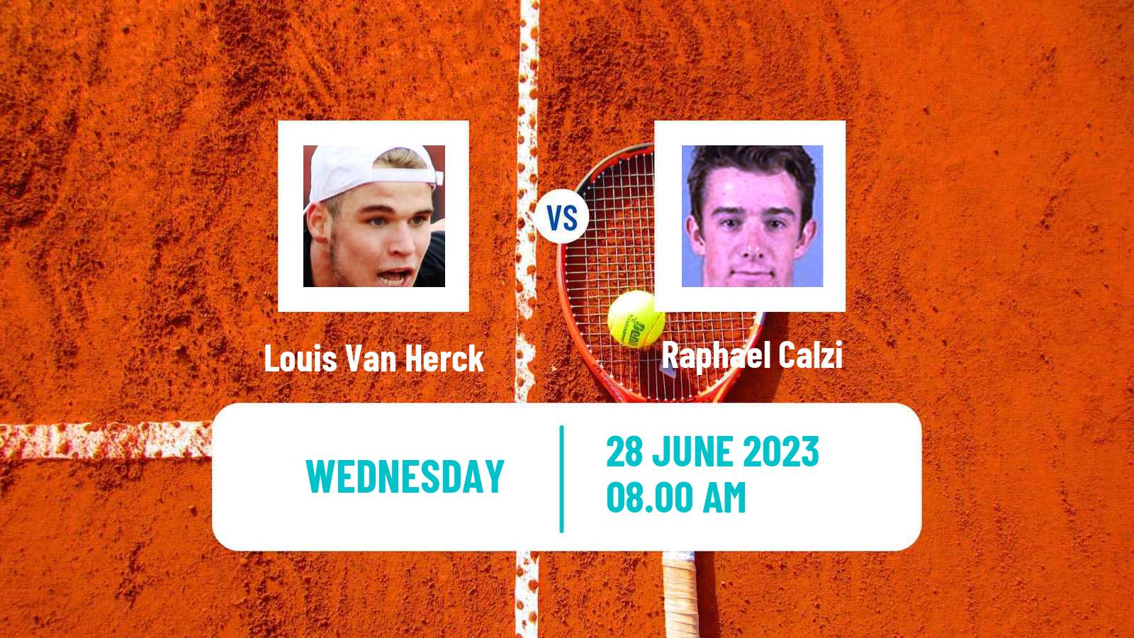 Tennis ITF M25 Arlon Men Louis Van Herck - Raphael Calzi