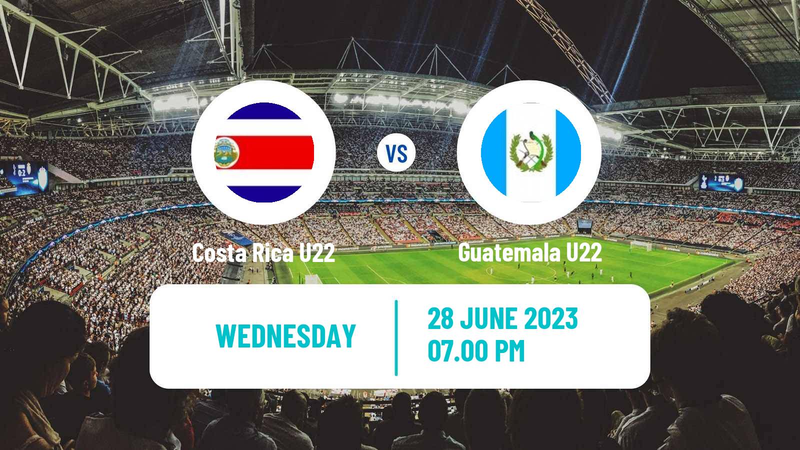 Football Central American and Caribbean Games Costa Rica U22 - Guatemala U22