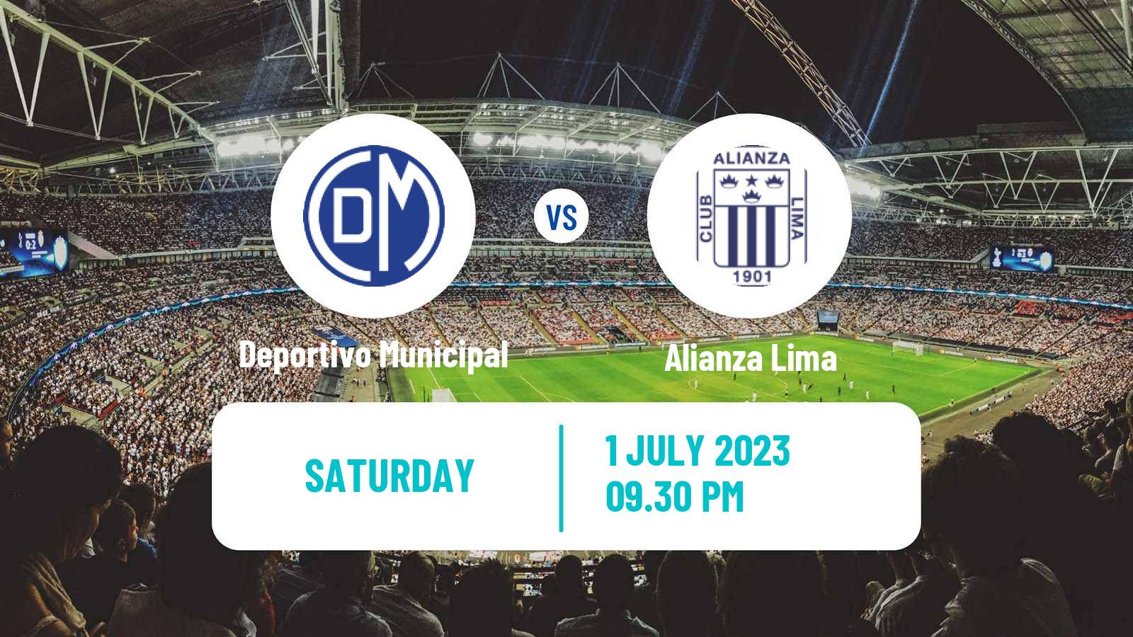 Football Peruvian Liga 1 Deportivo Municipal - Alianza Lima