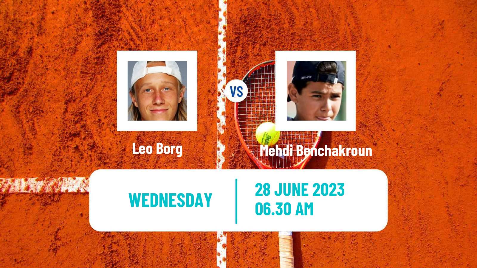 Tennis ITF M15 Casablanca 5 Men Leo Borg - Mehdi Benchakroun