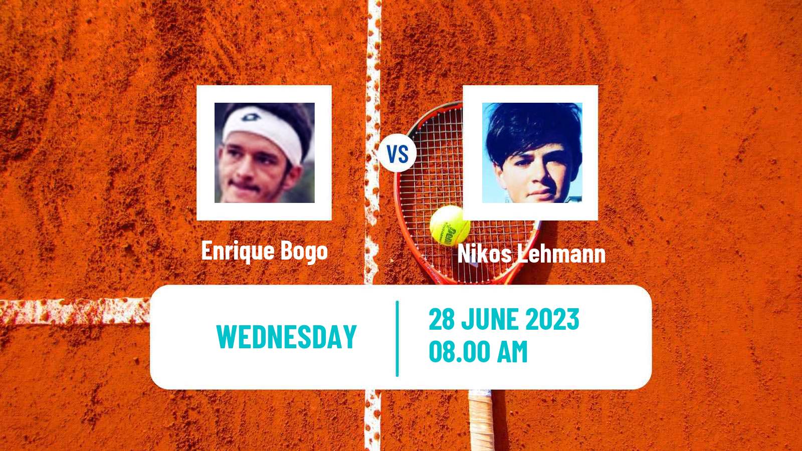 Tennis ITF M15 Casablanca 5 Men Enrique Bogo - Nikos Lehmann