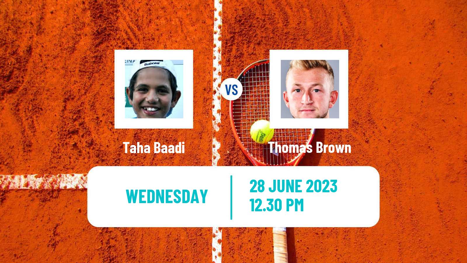Tennis ITF M25 Santo Domingo 3 Men Taha Baadi - Thomas Brown
