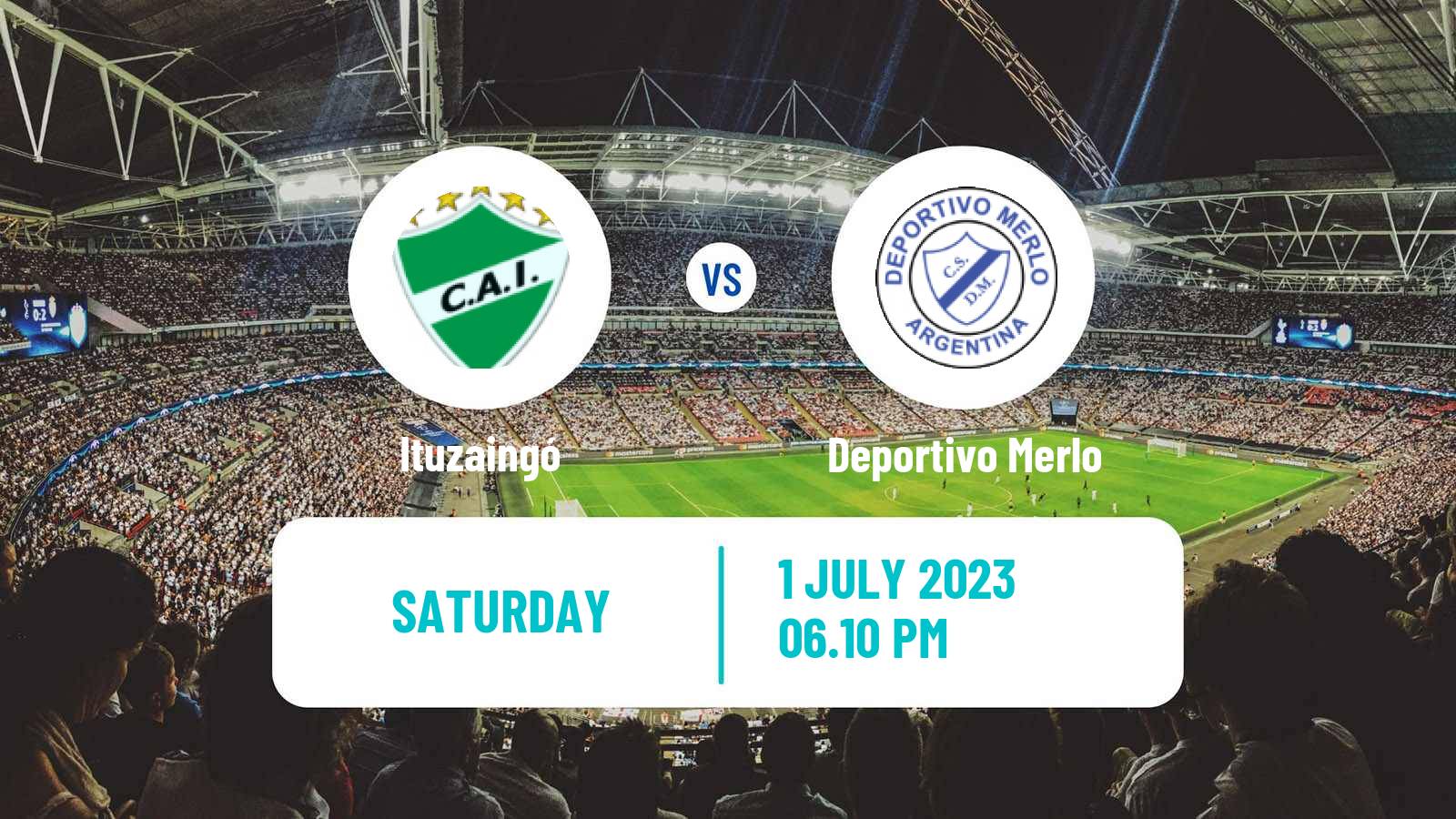 Soccer Argentinian Primera B Ituzaingó - Deportivo Merlo