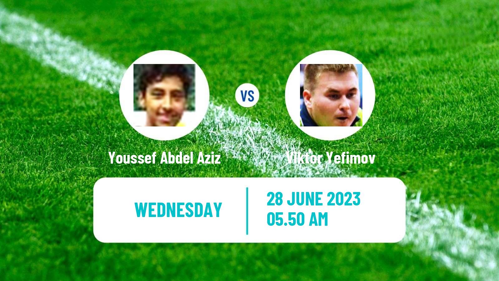 Table tennis Tt Star Series Men Youssef Abdel Aziz - Viktor Yefimov