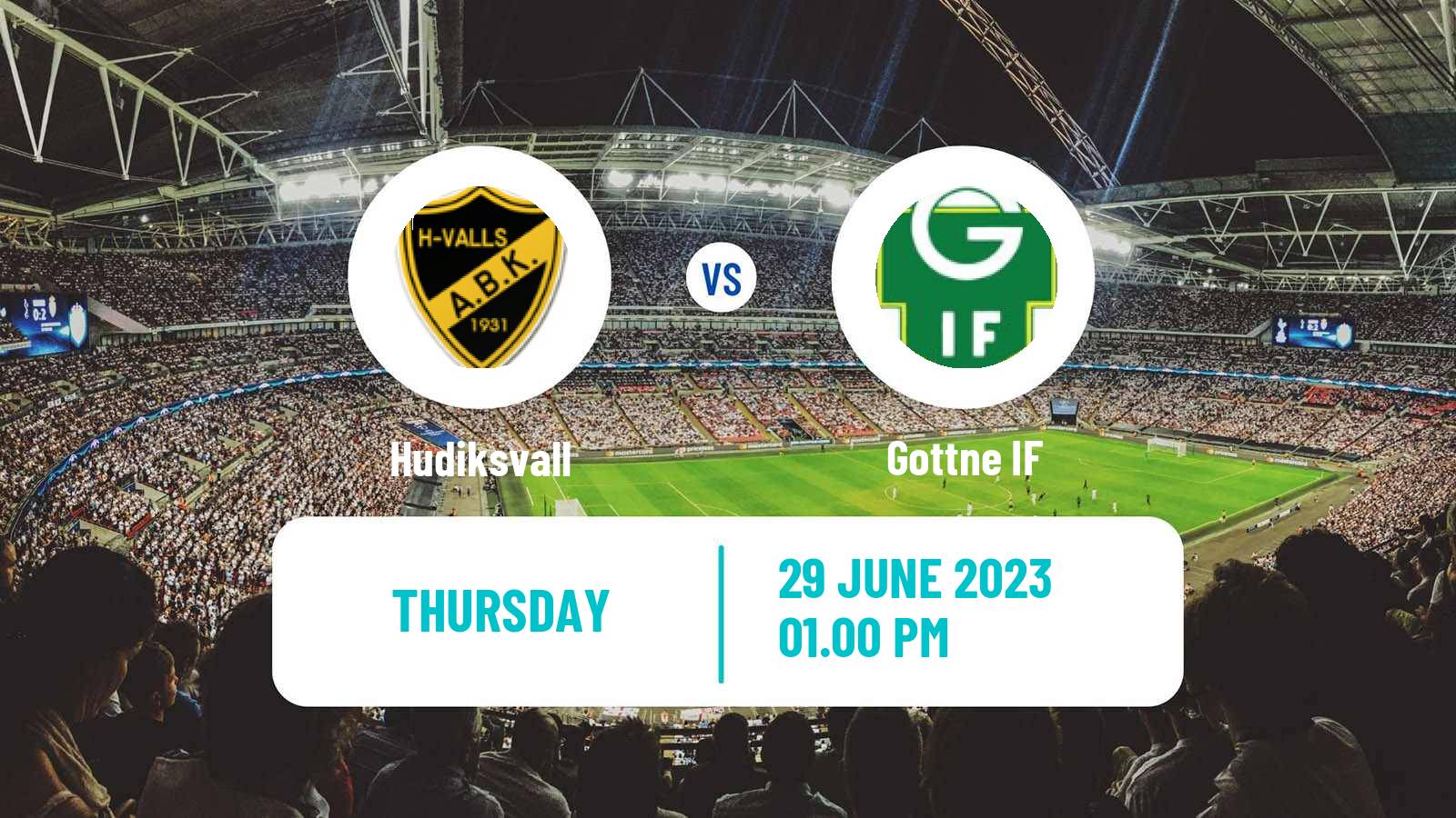 Soccer Svenska Cupen Hudiksvall - Gottne