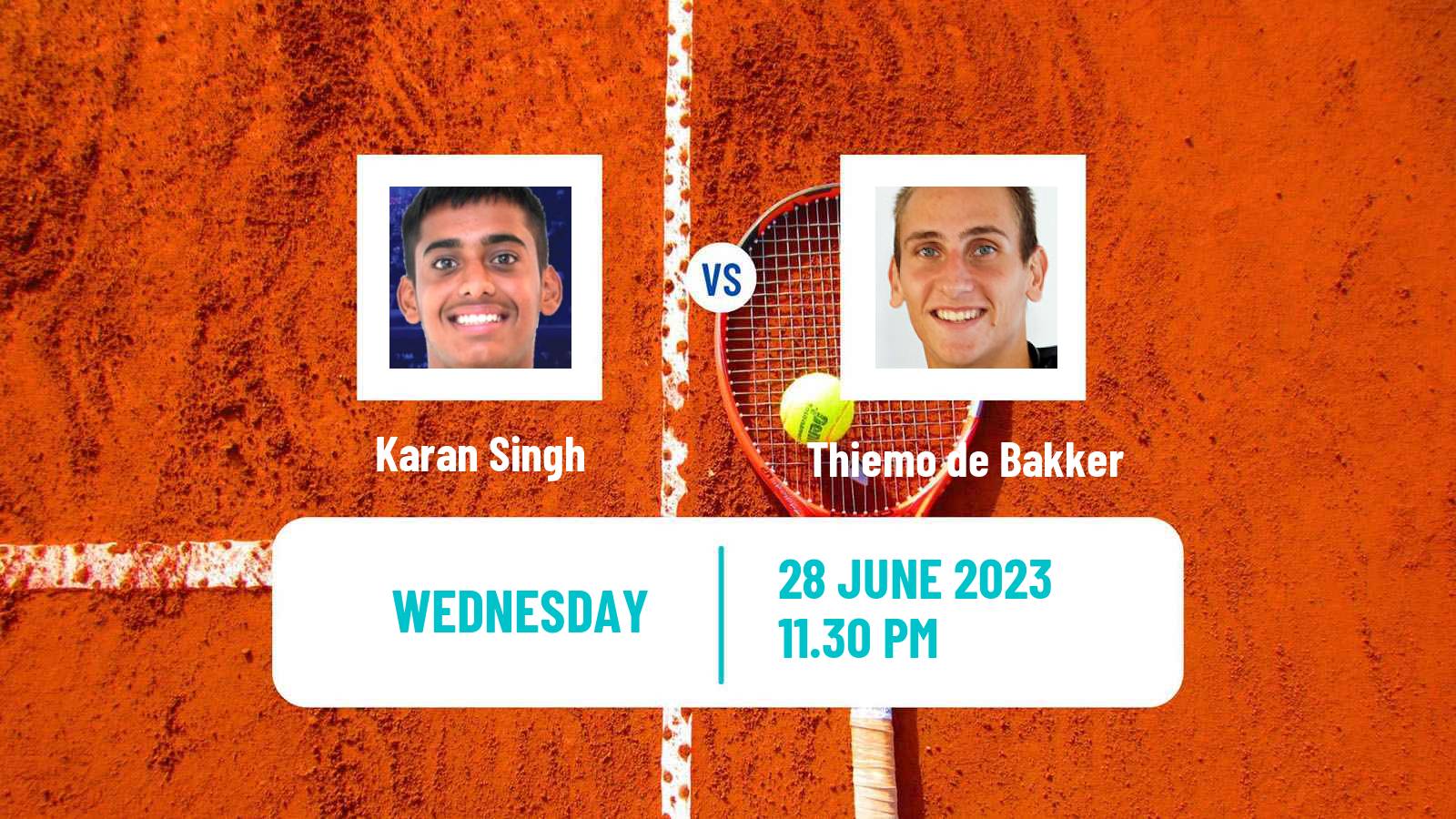 Tennis ITF M15 Jakarta 5 Men Karan Singh - Thiemo de Bakker