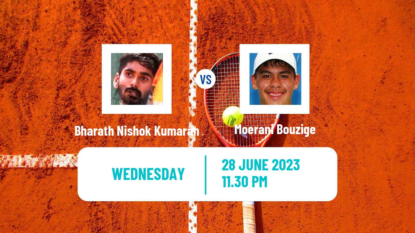 Tennis ITF M15 Jakarta 5 Men Bharath Nishok Kumaran - Moerani Bouzige