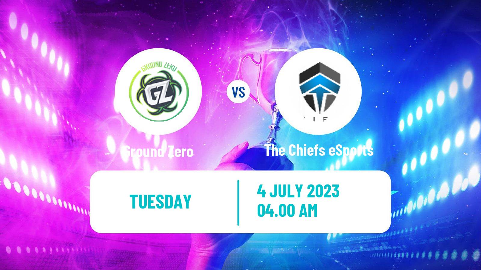 Esports League Of Legends Lco Ground Zero - The Chiefs eSports