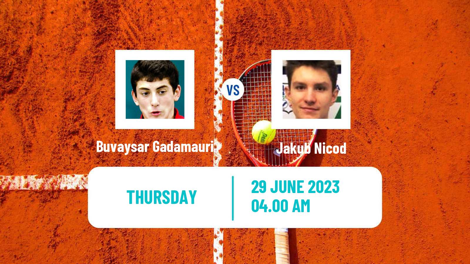 Tennis ITF M15 Celje Men Buvaysar Gadamauri - Jakub Nicod