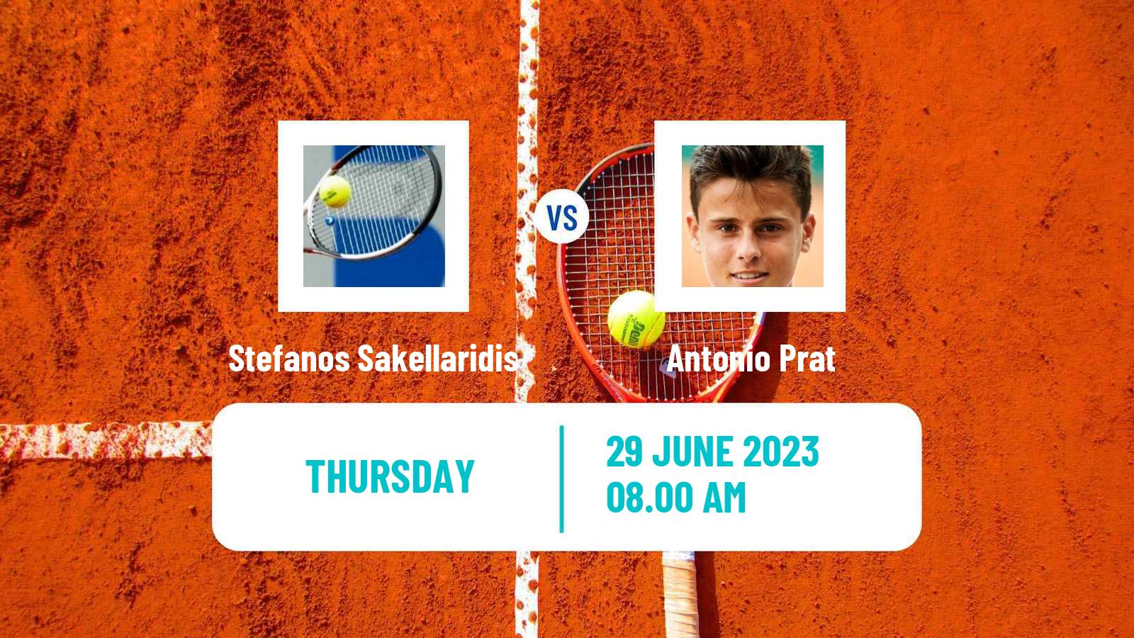Tennis ITF M25 Bakio Men Stefanos Sakellaridis - Antonio Prat