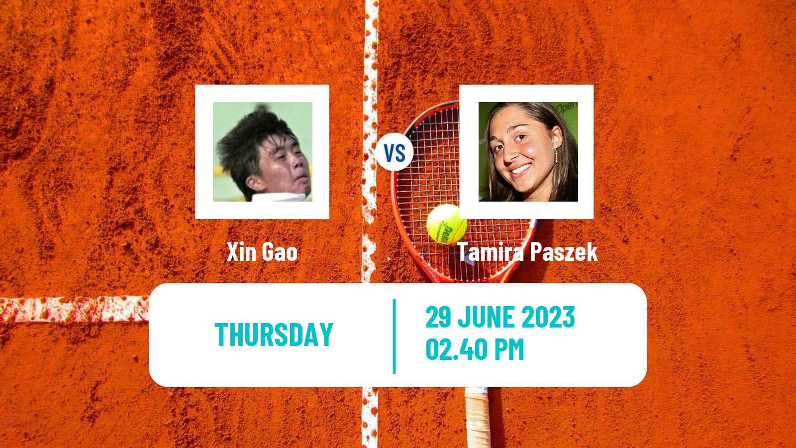 Tennis ITF W40 Palma Del Rio Women Xin Gao - Tamira Paszek