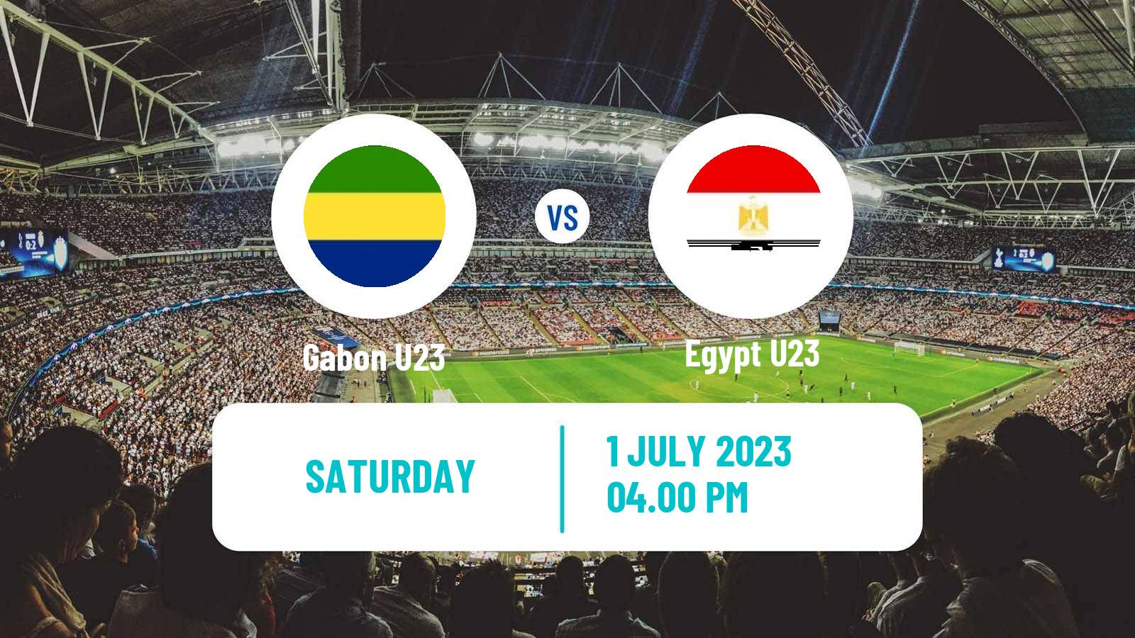 Soccer Africa Cup of Nations U23 Gabon U23 - Egypt U23
