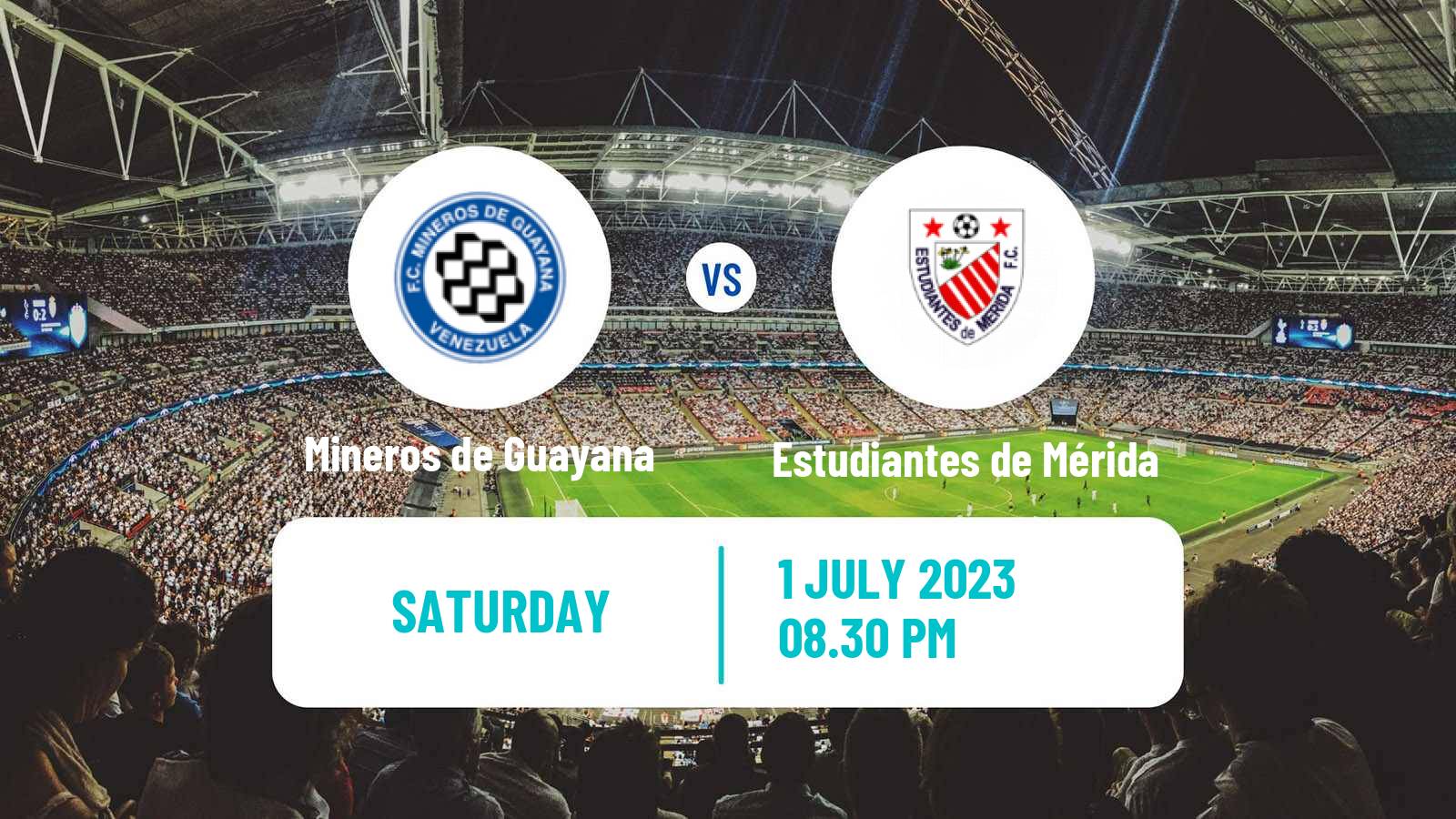Soccer Venezuelan Primera Division Mineros de Guayana - Estudiantes de Mérida