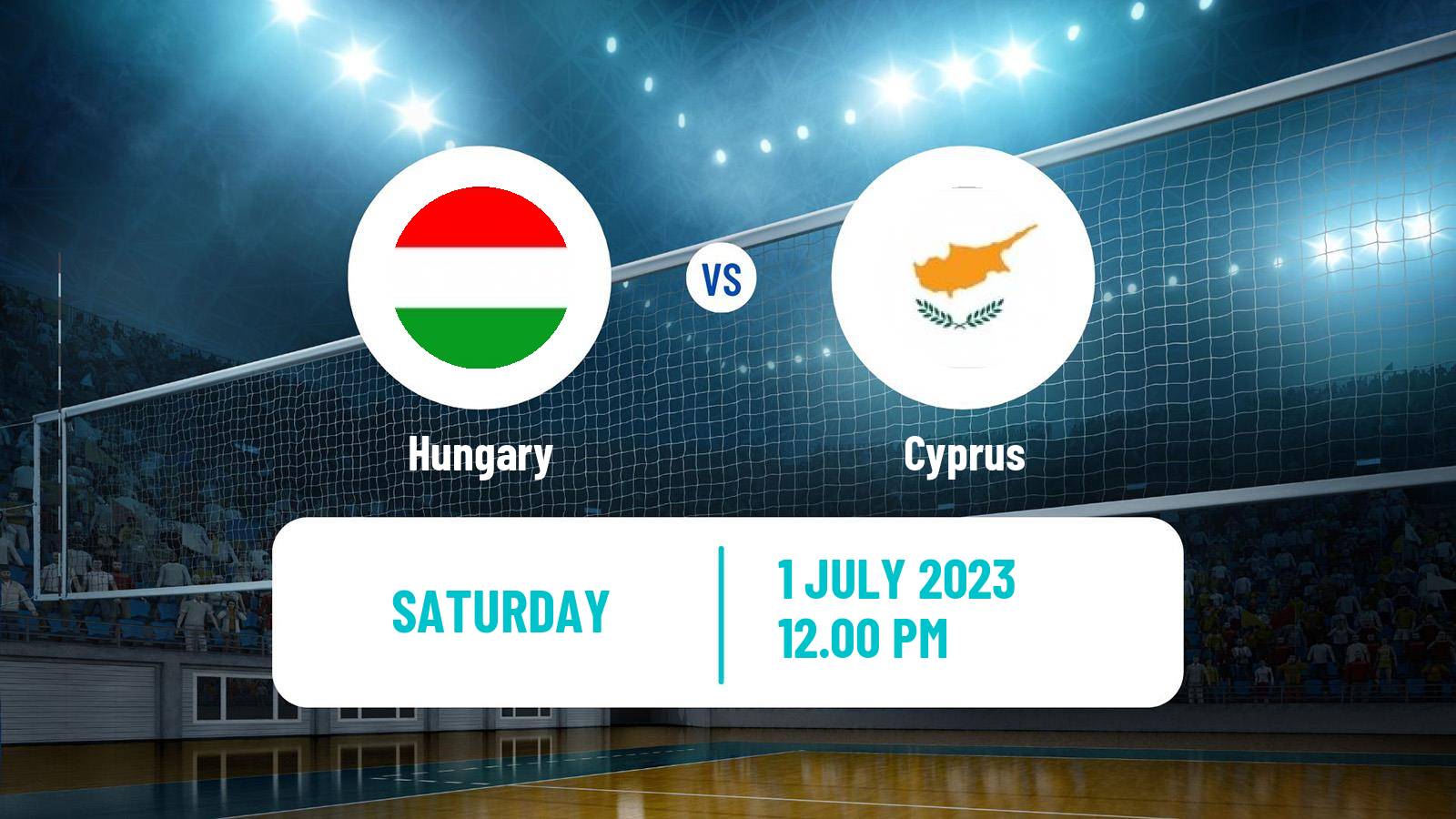 Volleyball Silver European League Volleyball Hungary - Cyprus