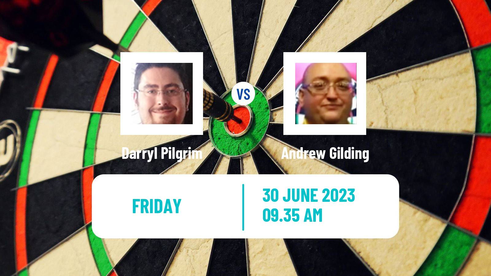 Darts European Tour 10 Darryl Pilgrim - Andrew Gilding