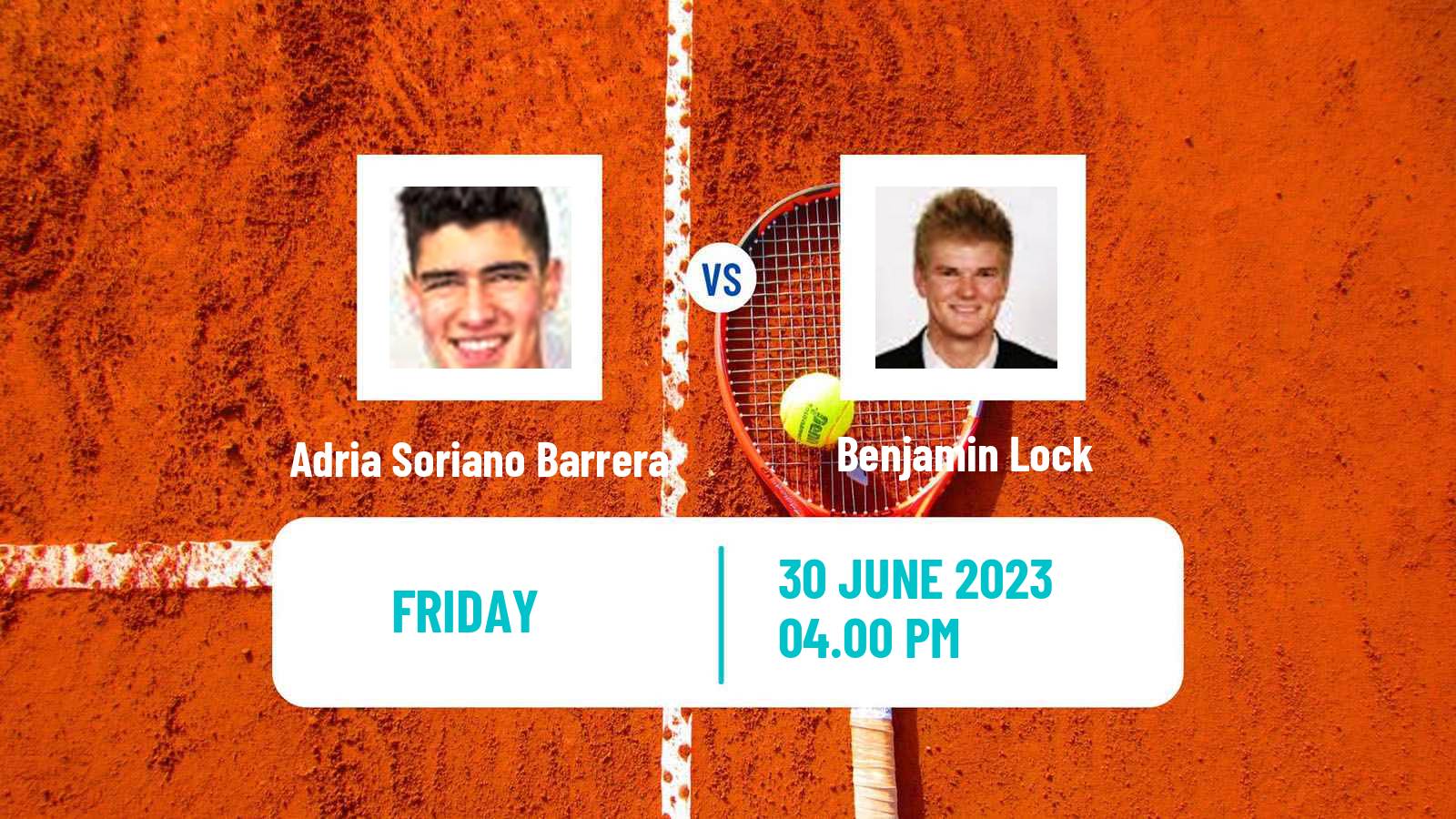 Tennis Medellin Challenger Men Adria Soriano Barrera - Benjamin Lock