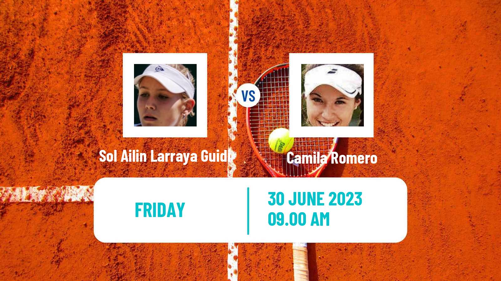 Tennis ITF W15 Rosario Santa Fe Women Sol Ailin Larraya Guidi - Camila Romero