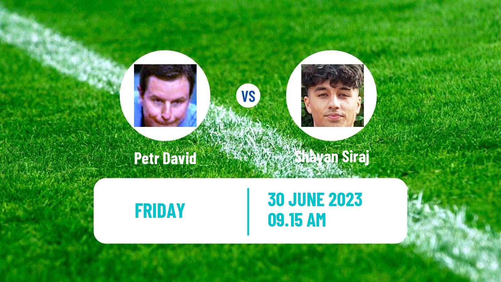 Table tennis Tt Star Series Men Petr David - Shayan Siraj