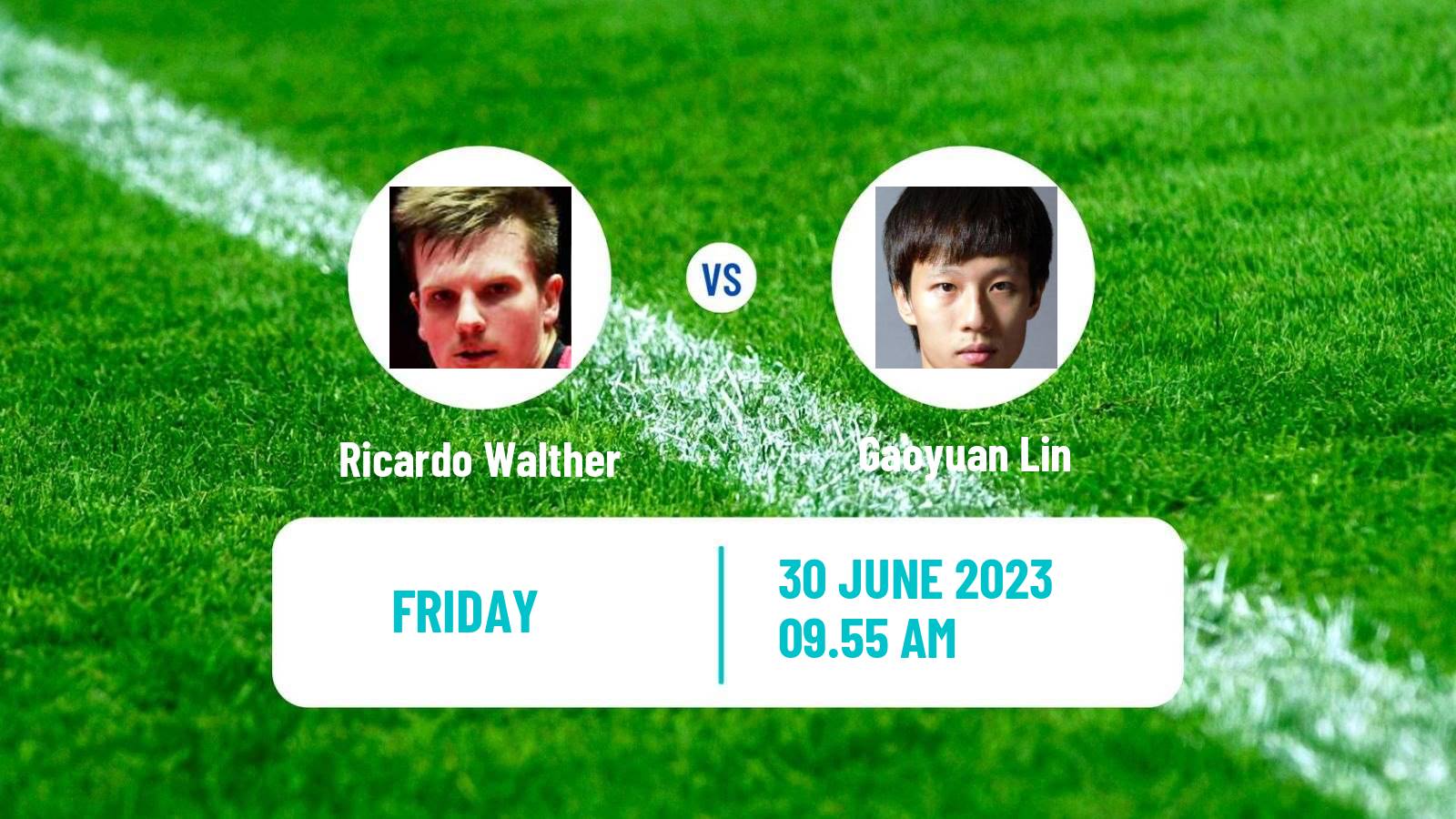 Table tennis Wtt Contender Zagreb Men Ricardo Walther - Gaoyuan Lin