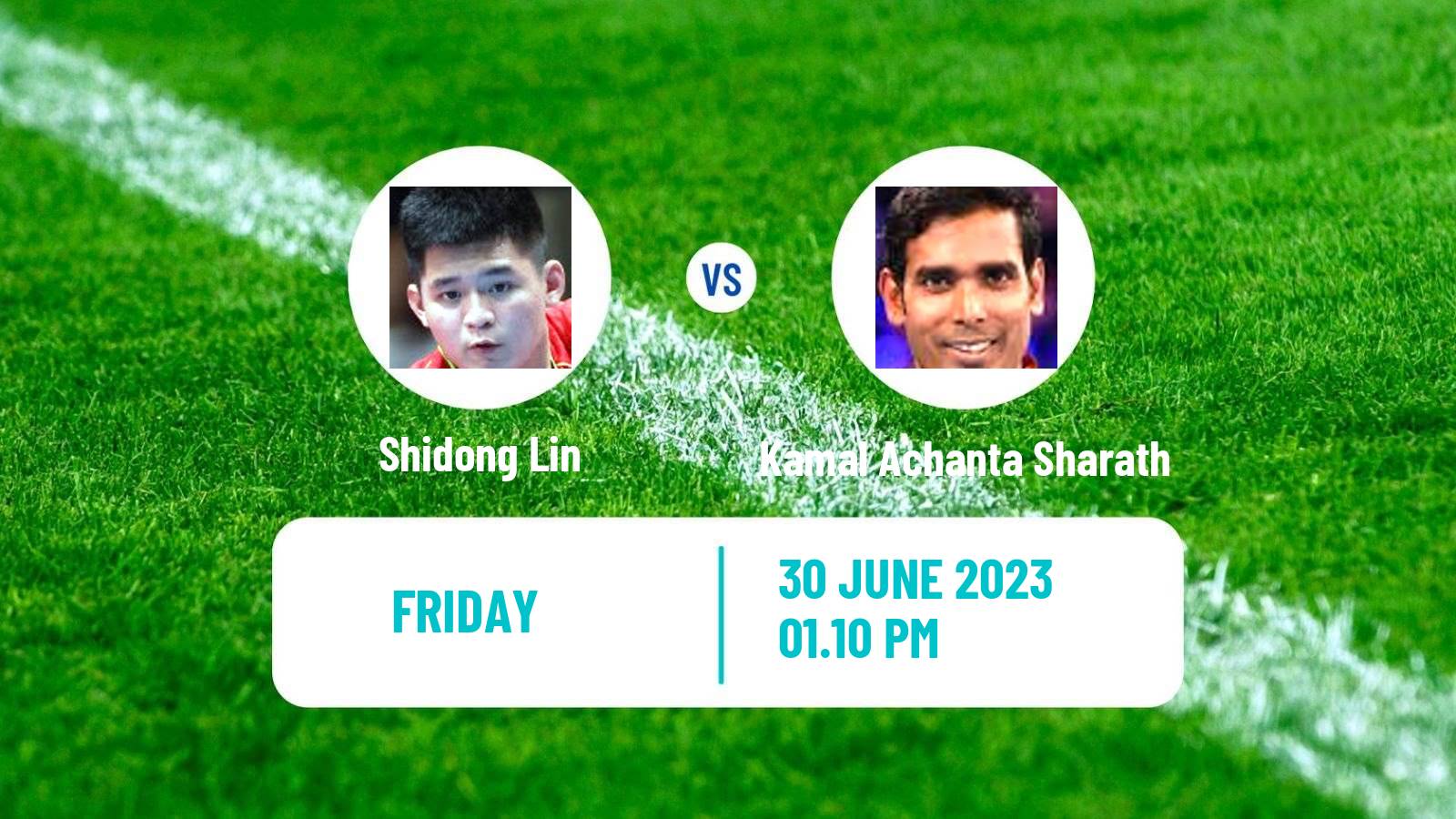 Table tennis Wtt Contender Zagreb Men Shidong Lin - Kamal Achanta Sharath