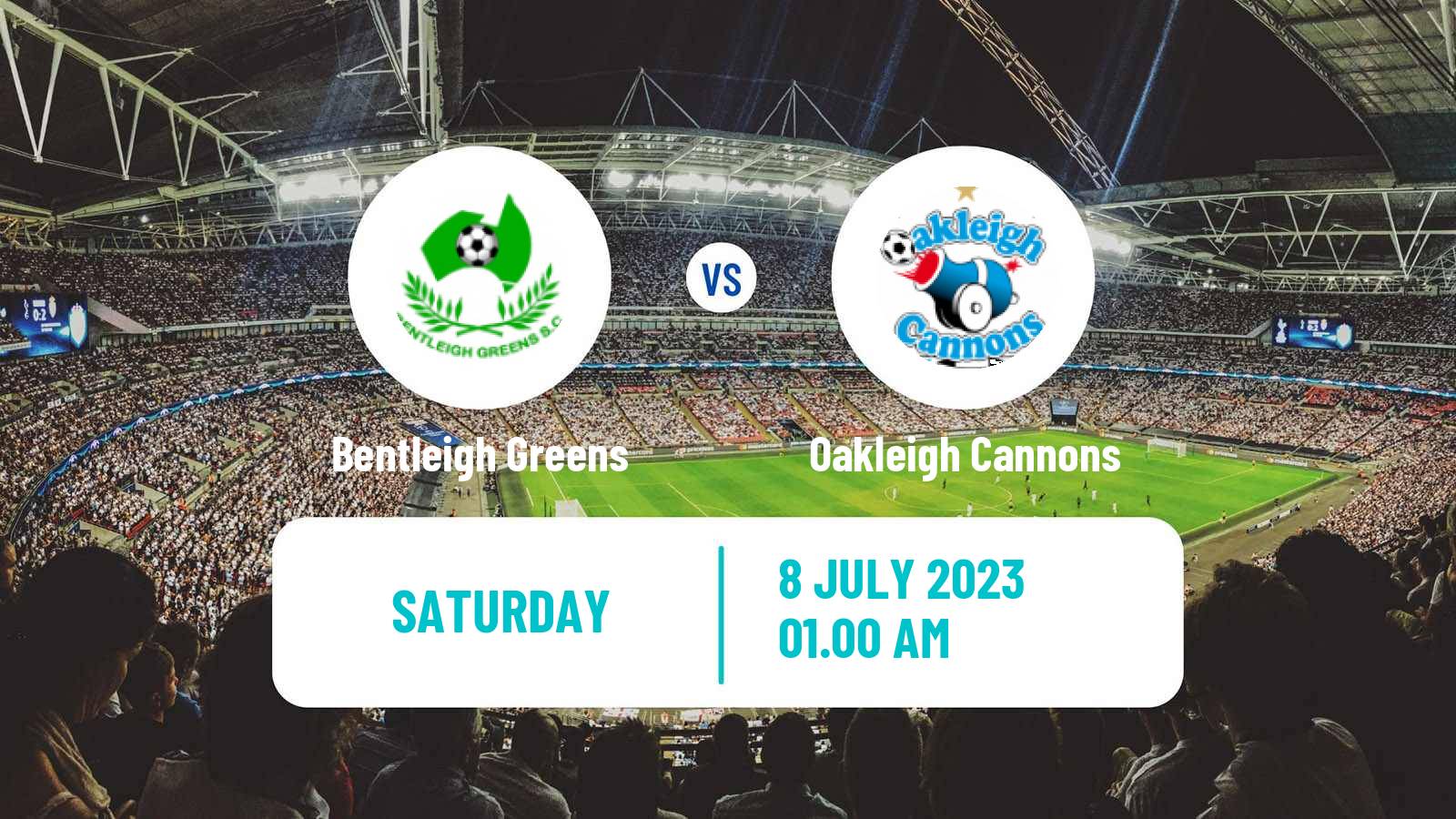 Soccer Australian NPL Victoria Bentleigh Greens - Oakleigh Cannons