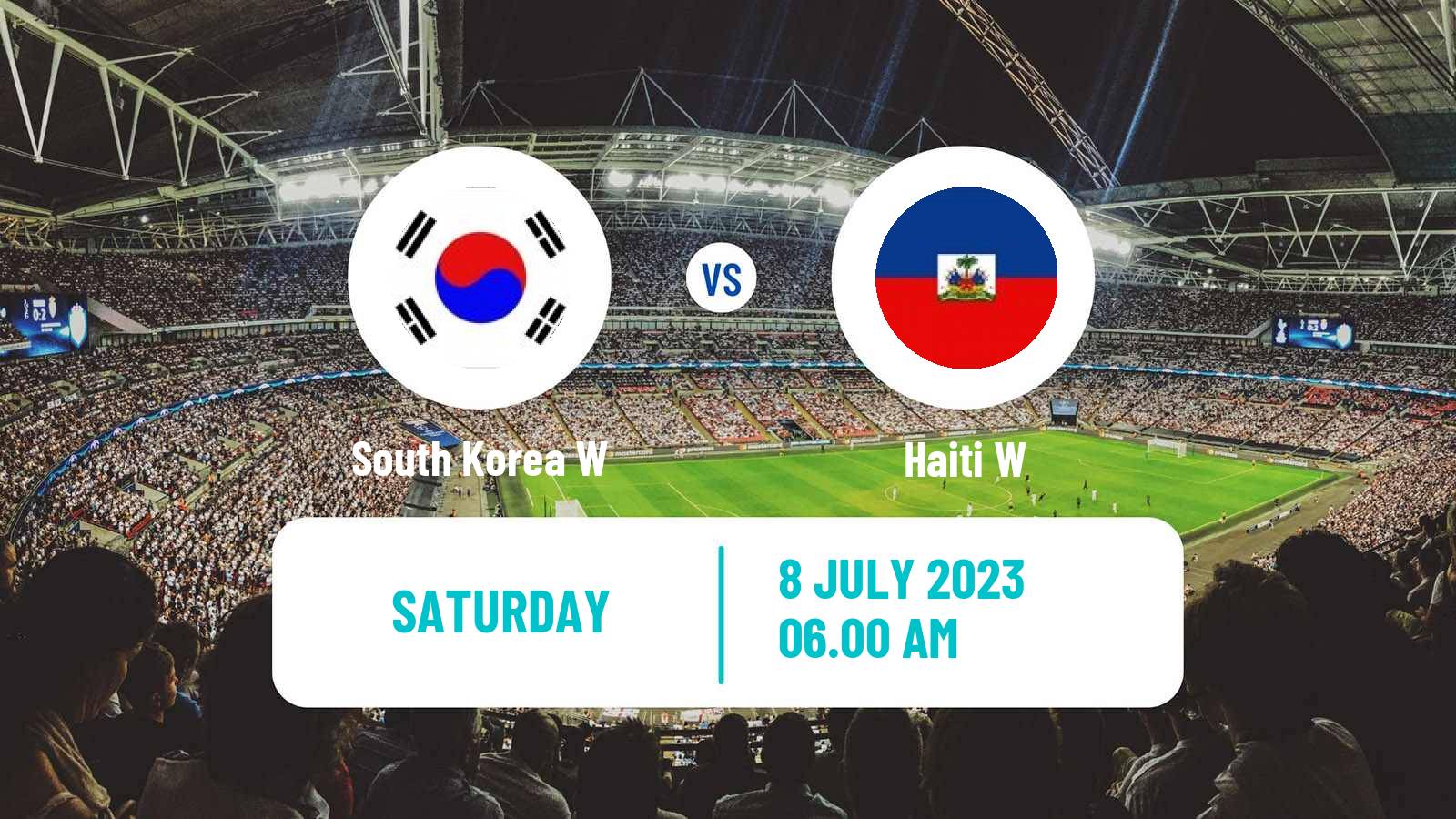 Soccer Friendly International Women South Korea W - Haiti W