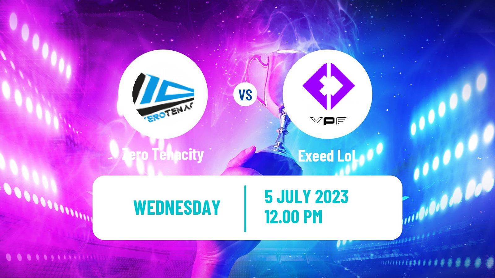 Esports League Of Legends Ultraliga Zero Tenacity - Exeed