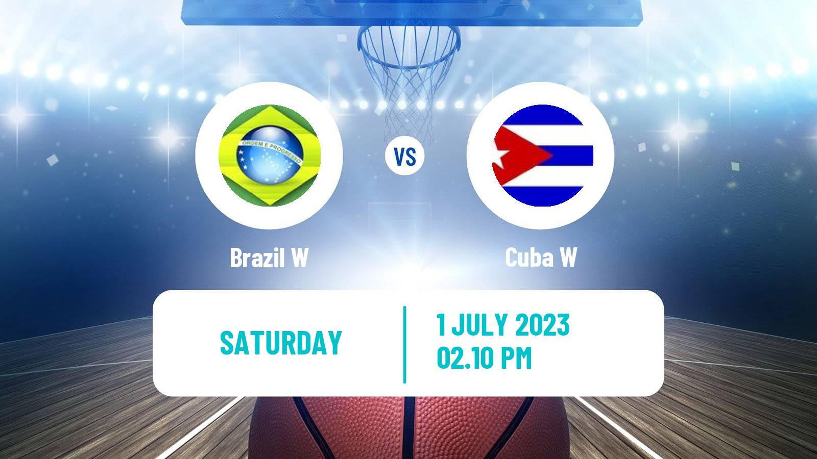 Basketball AmeriCup Basketball Women Brazil W - Cuba W