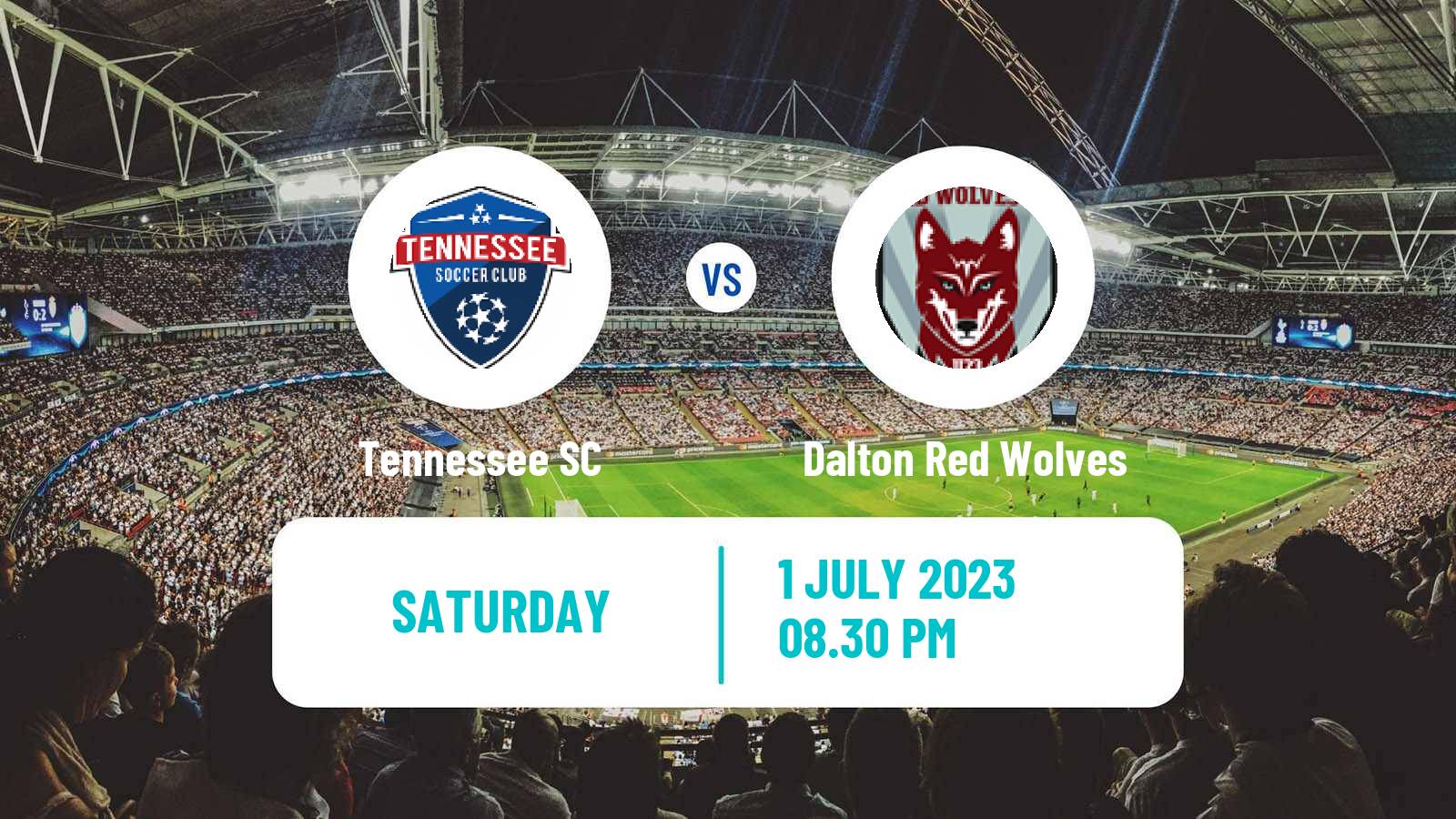 Soccer USL League Two Tennessee - Dalton Red Wolves
