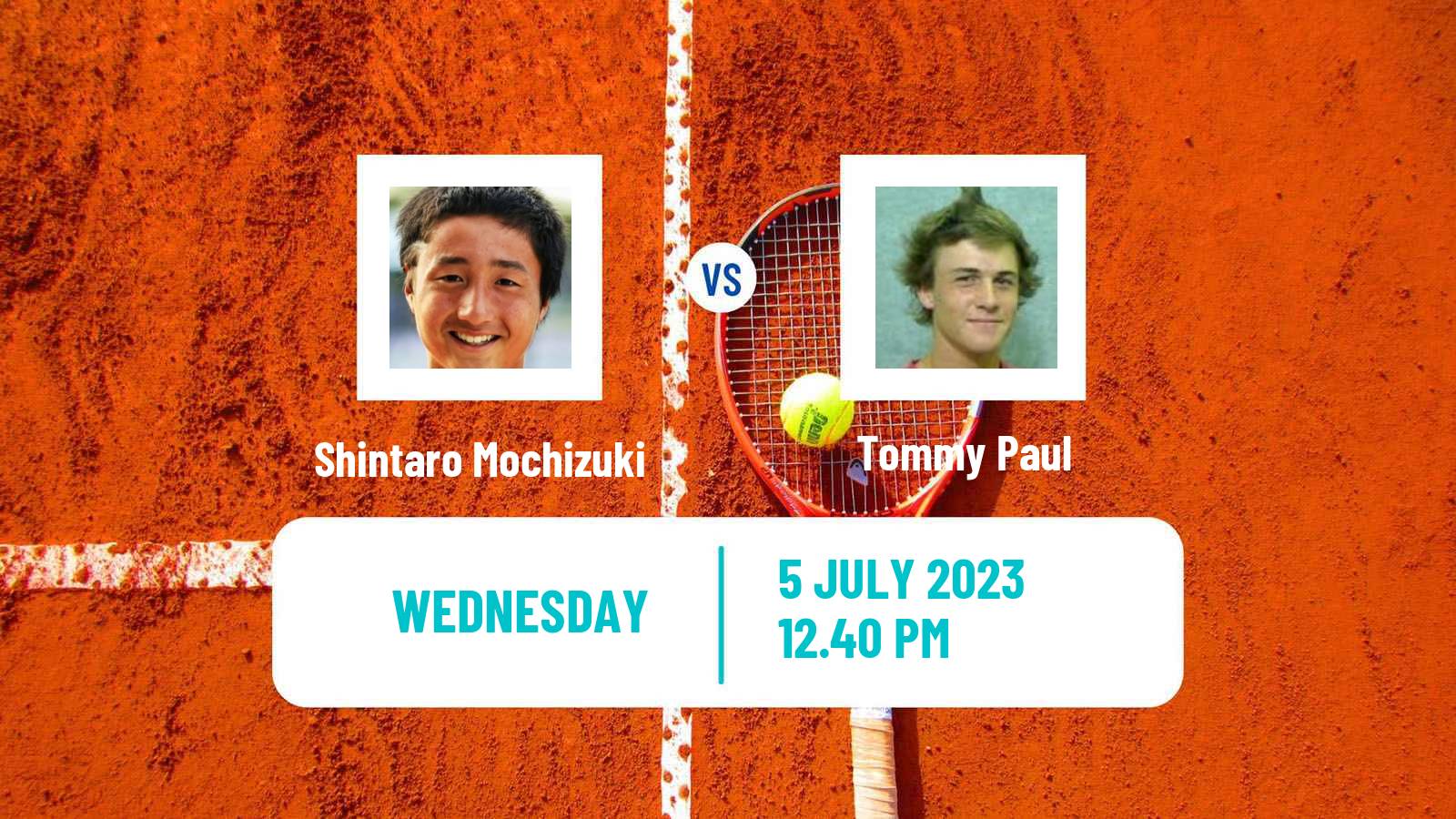 Tennis ATP Wimbledon Shintaro Mochizuki - Tommy Paul