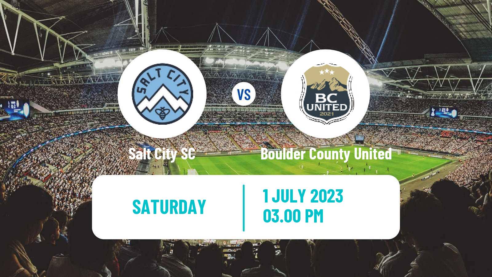 Soccer USL League Two Salt City - Boulder County United