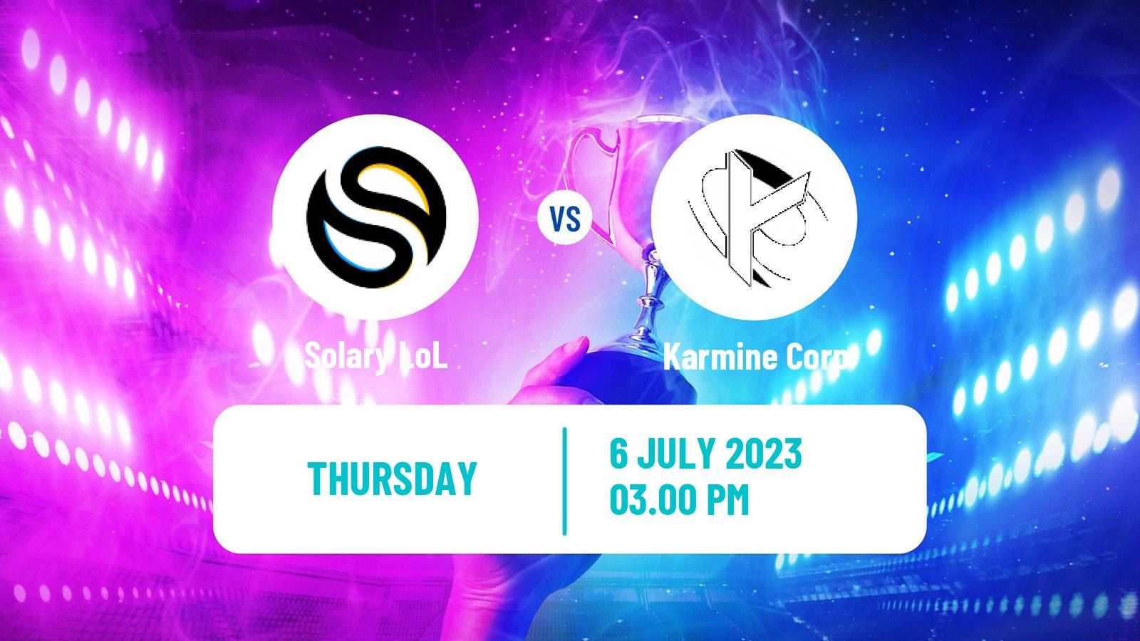 Esports League Of Legends Lfl Solary - Karmine Corp