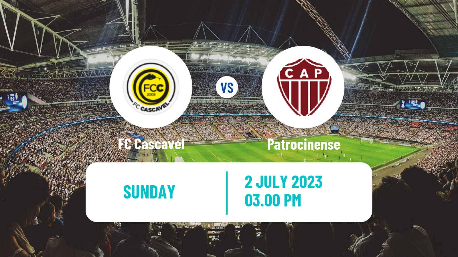 Soccer Brazilian Serie D FC Cascavel - Patrocinense