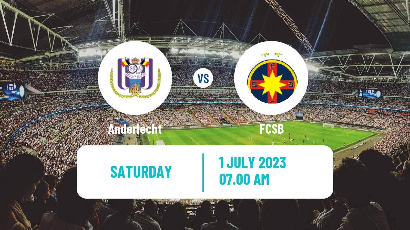 Soccer Club Friendly Anderlecht - FCSB