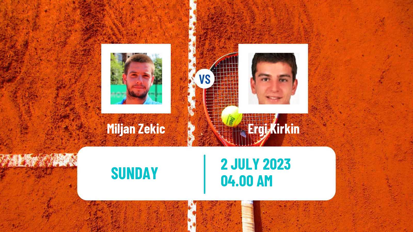 Tennis ITF M15 Belgrade Men Miljan Zekic - Ergi Kirkin