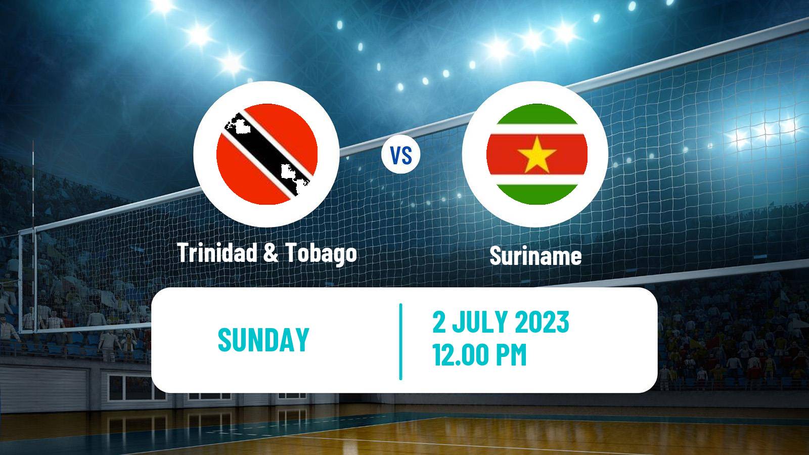 Volleyball Central American and Caribbean Games Volleyball Trinidad & Tobago - Suriname