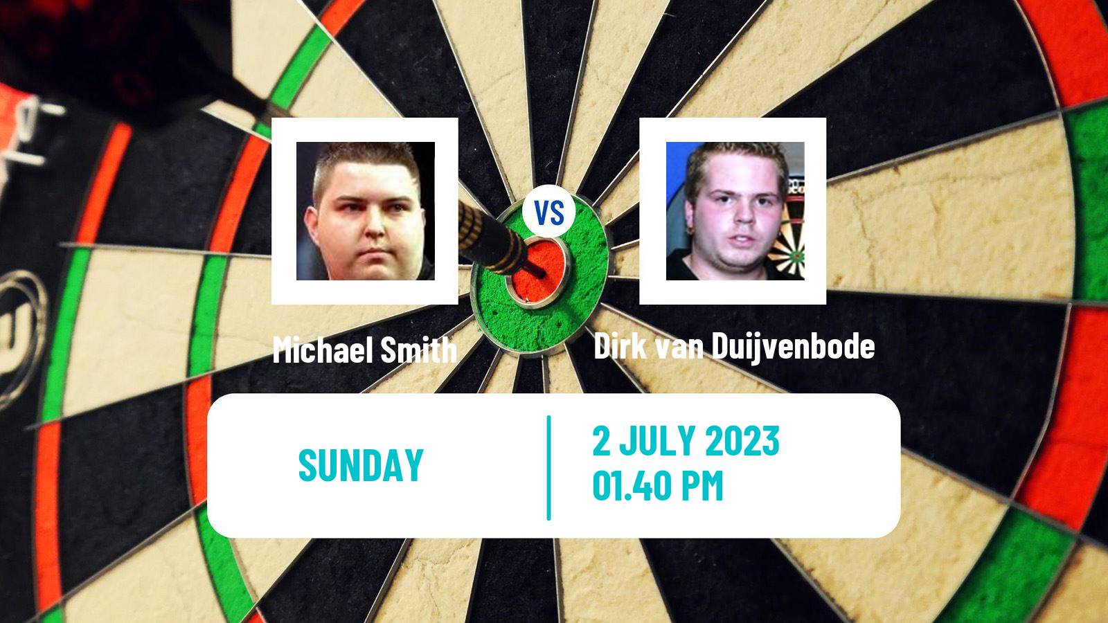 Darts European Tour 10 Michael Smith - Dirk van Duijvenbode