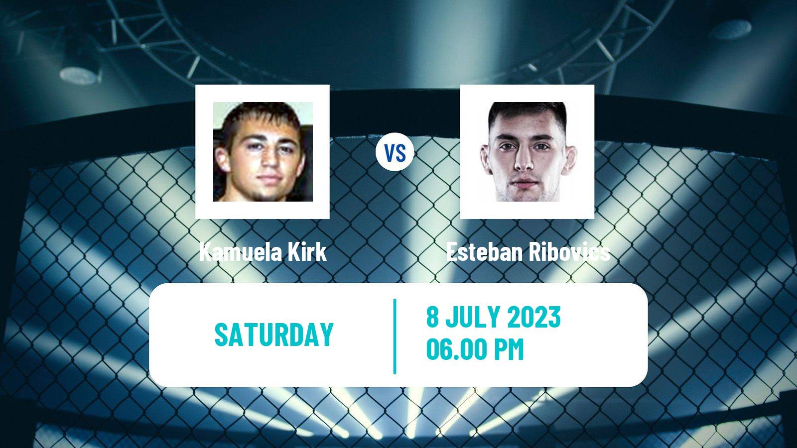 MMA Lightweight UFC Men Kamuela Kirk - Esteban Ribovics