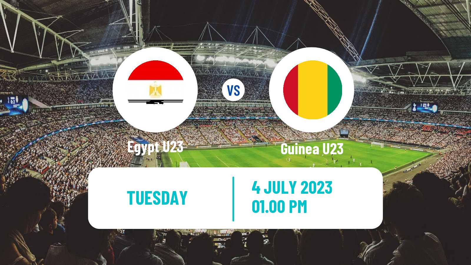 Soccer Africa Cup of Nations U23 Egypt U23 - Guinea U23
