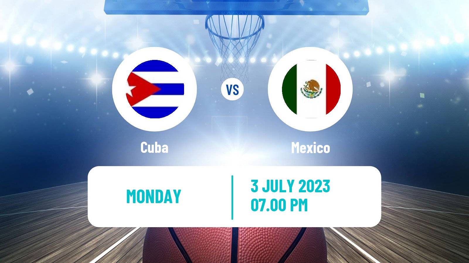Basketball Central American and Caribbean Games Basketball Cuba - Mexico