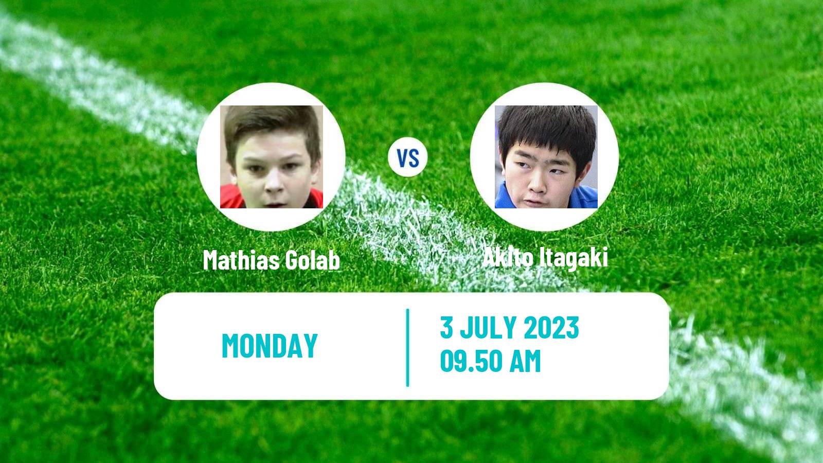 Table tennis Challenger Series Men Mathias Golab - Akito Itagaki