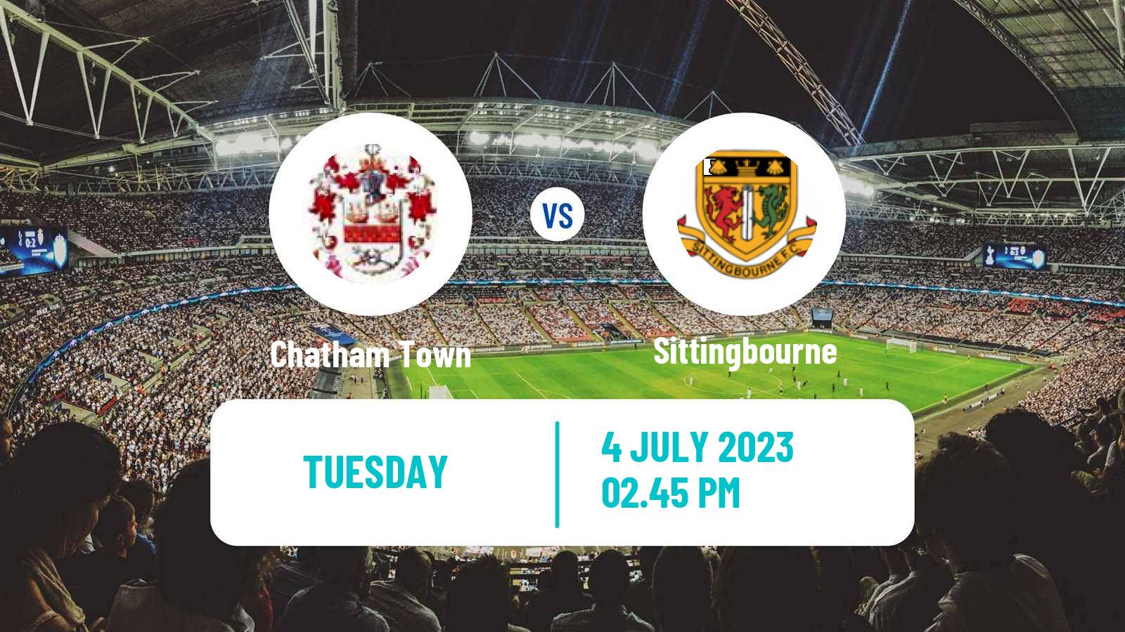 Soccer Club Friendly Chatham Town - Sittingbourne