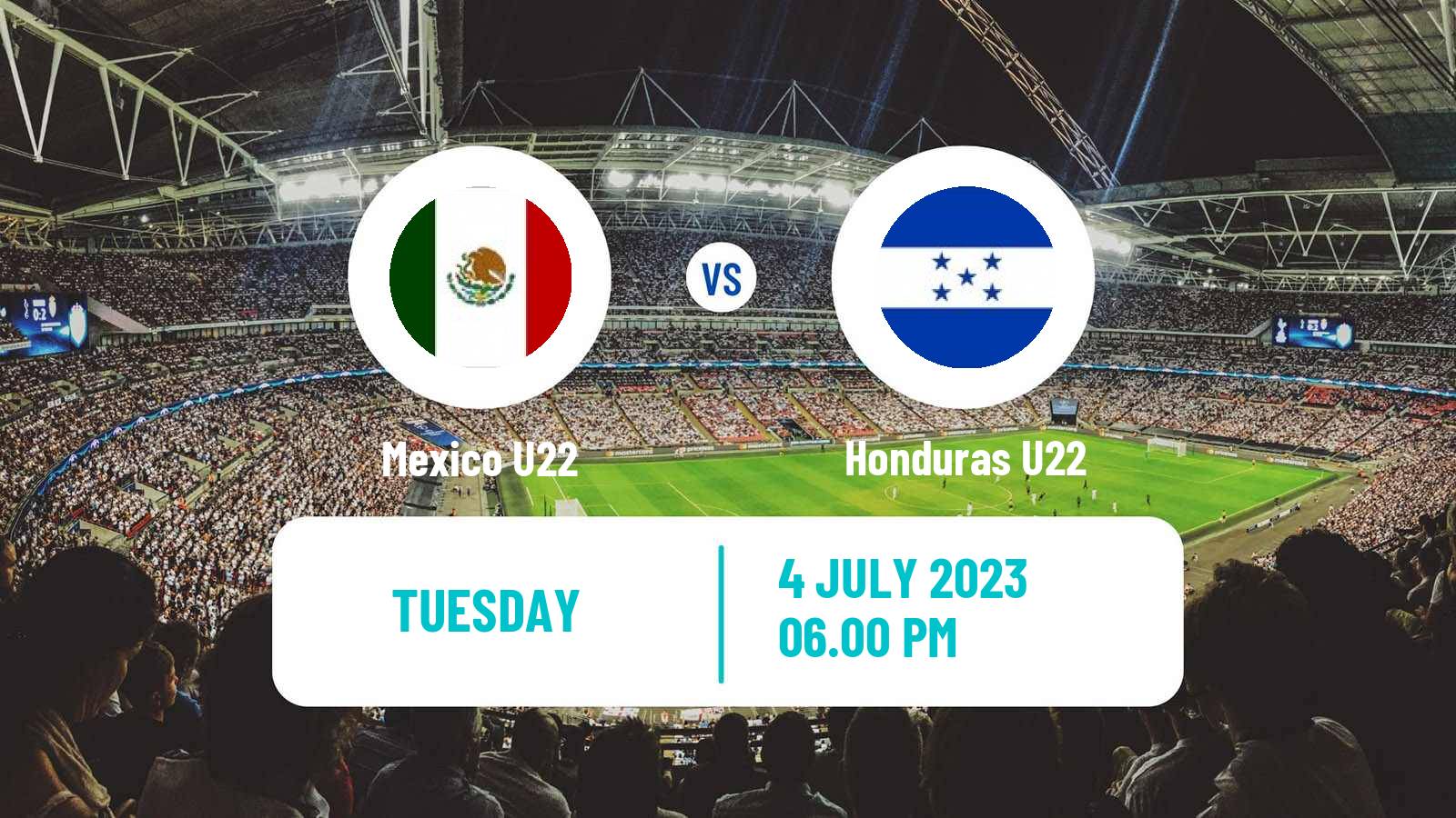 Football Central American and Caribbean Games Mexico U22 - Honduras U22