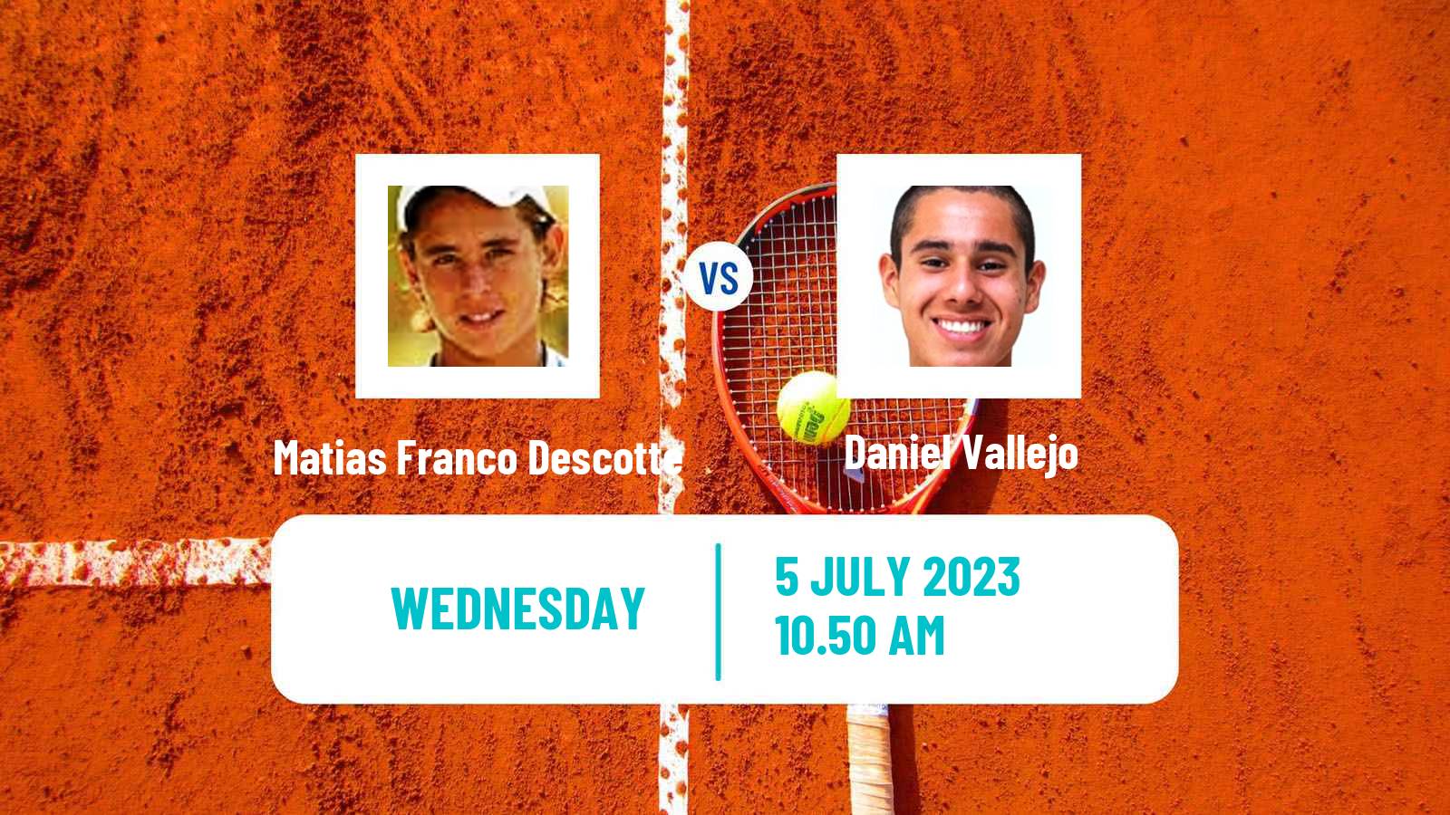 Tennis Santa Fe Challenger Men Matias Franco Descotte - Daniel Vallejo